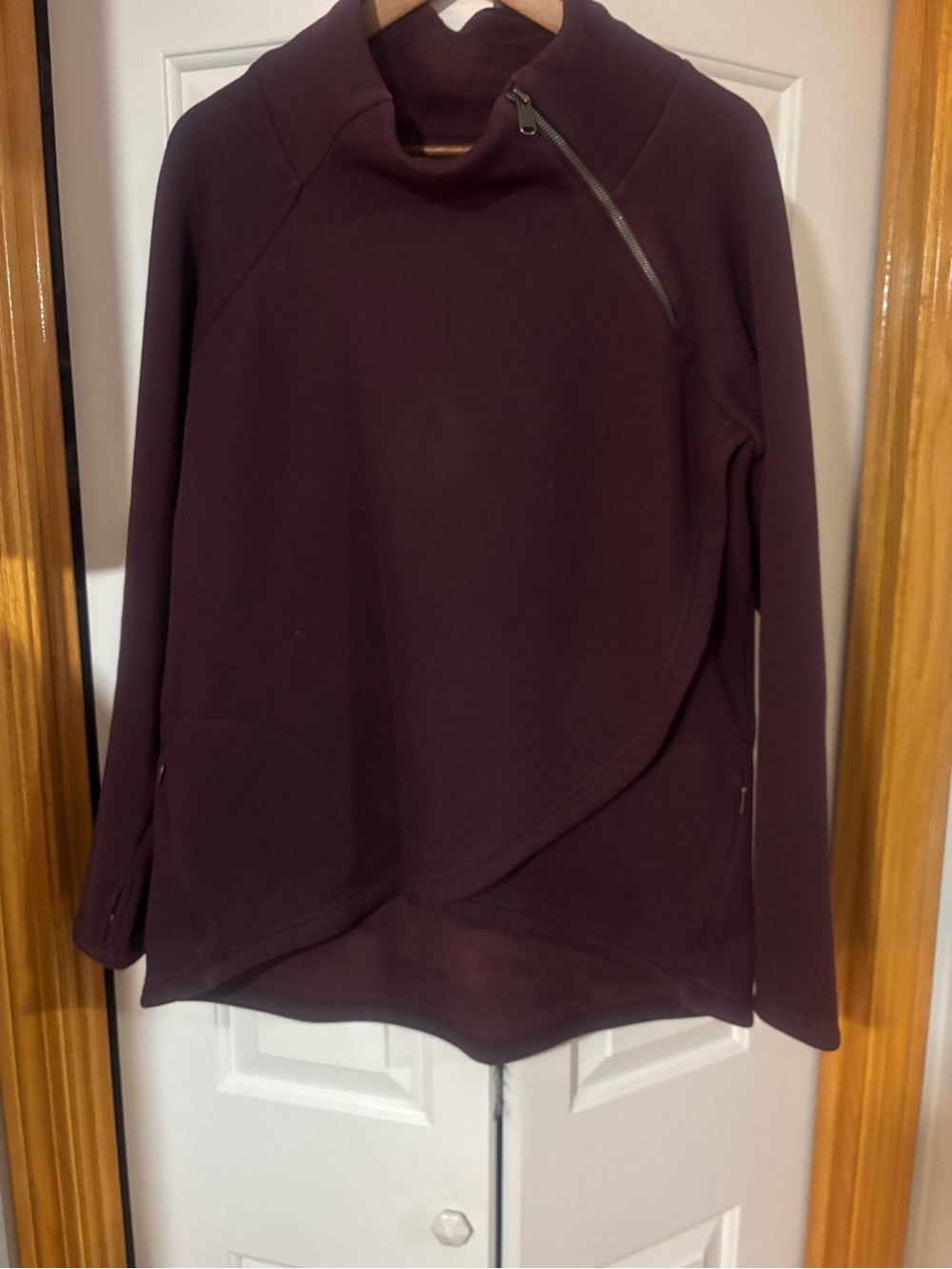 Athleta Cozy Karma Sweater - Plum